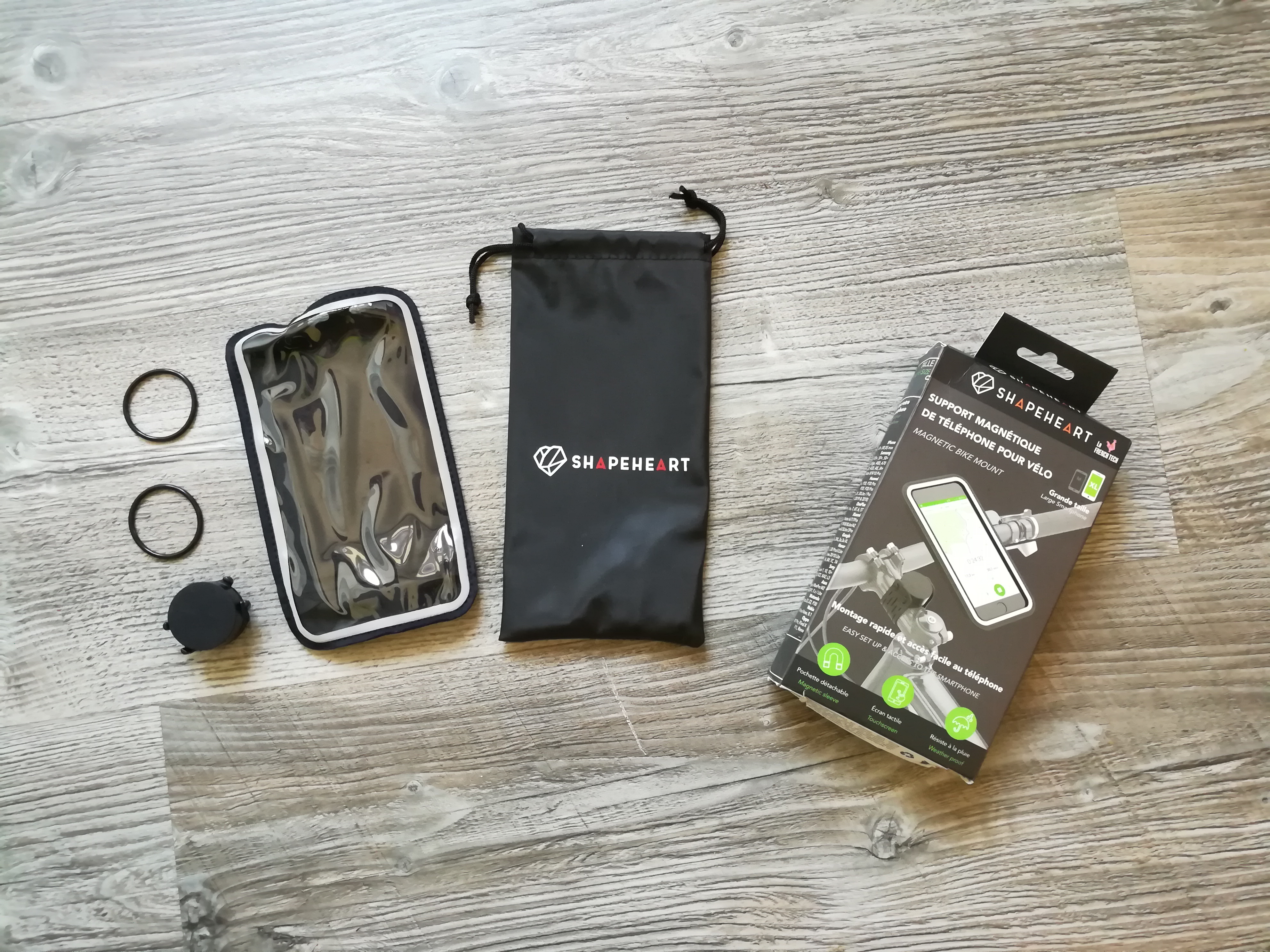 Test du support vélo pour smartphone Shapeheart -  votre